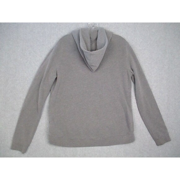 Abercrombie and Fitch Hoodie Large Gray Pocket Pullover Sweatshirt Spell Out - Picture 2 of 13